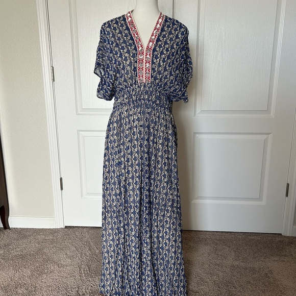 Anthropologie Oda Patterned Maxi Dress India Vineet Bahl - Picture 2 of 5